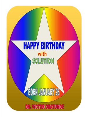 cover image of BORN JANUARY 26